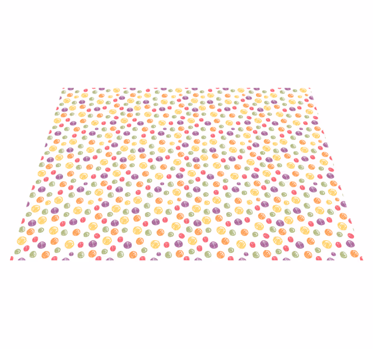 壁画 モアチルドレン カラフルな水玉模様 - TENSTICKERS