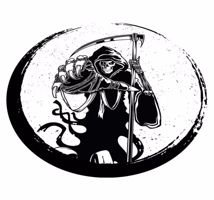 ハロウイン壁画死神モチーフ - TENSTICKERS