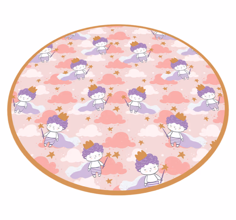 子供 ビニールマット 魔法の雲の王国 - TENSTICKERS