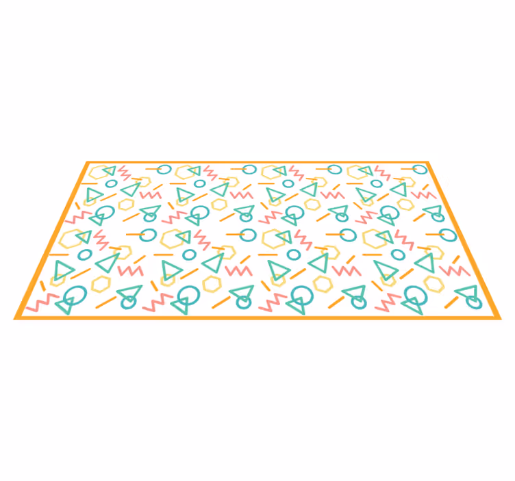 壁画 モアチルドレン カラフルな形のパターン - TENSTICKERS