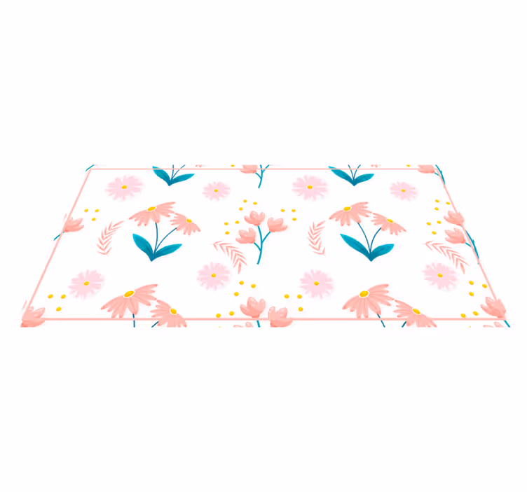 花と植物の壁画春の花咲く景色 - TENSTICKERS