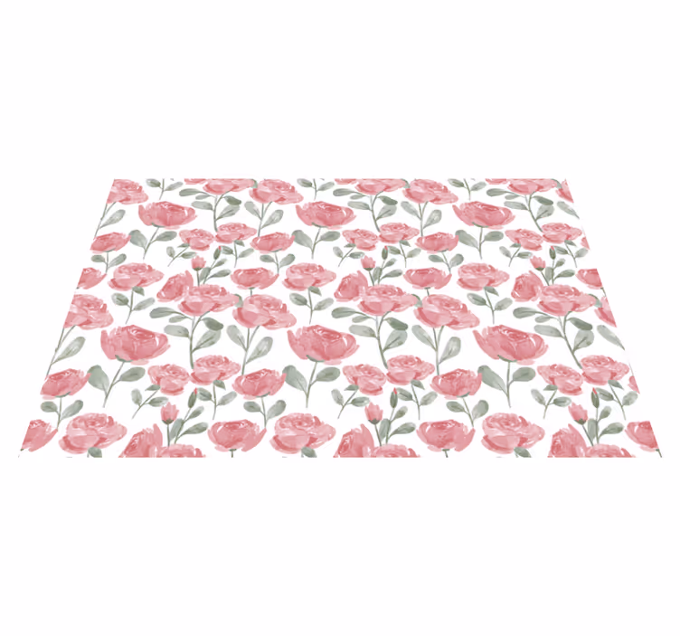 花と植物の壁画ポピー植物モチーフ - TENSTICKERS