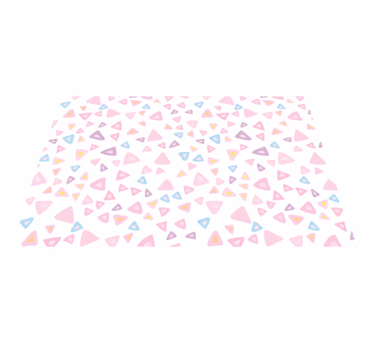 壁画 モアチルドレン カラフルな三角形の要素 - TENSTICKERS