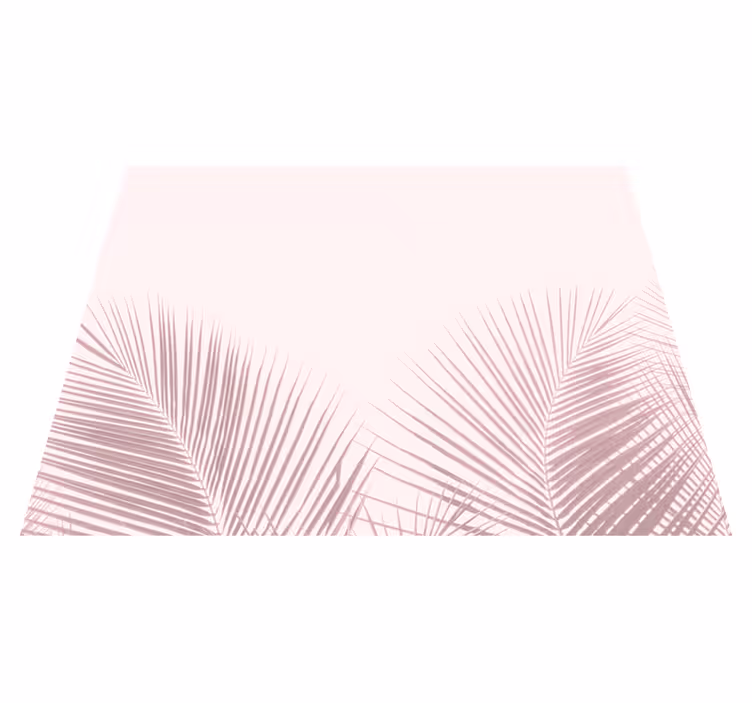 花と植物の壁画エレガントなヤシのイメージ - TENSTICKERS