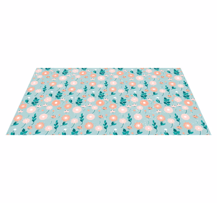 花と植物の壁画春の花柄 - TENSTICKERS