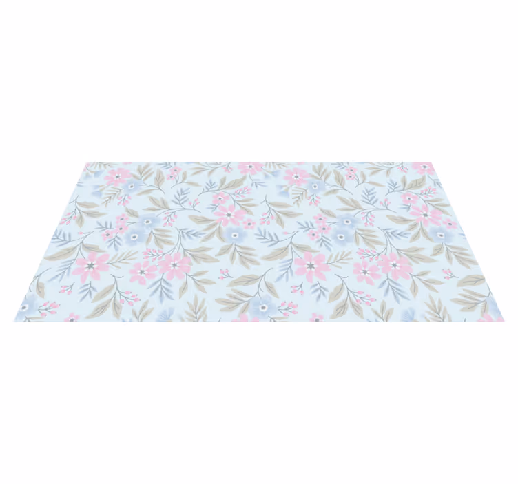 花と植物の壁画 花柄パステルデザイン - TENSTICKERS