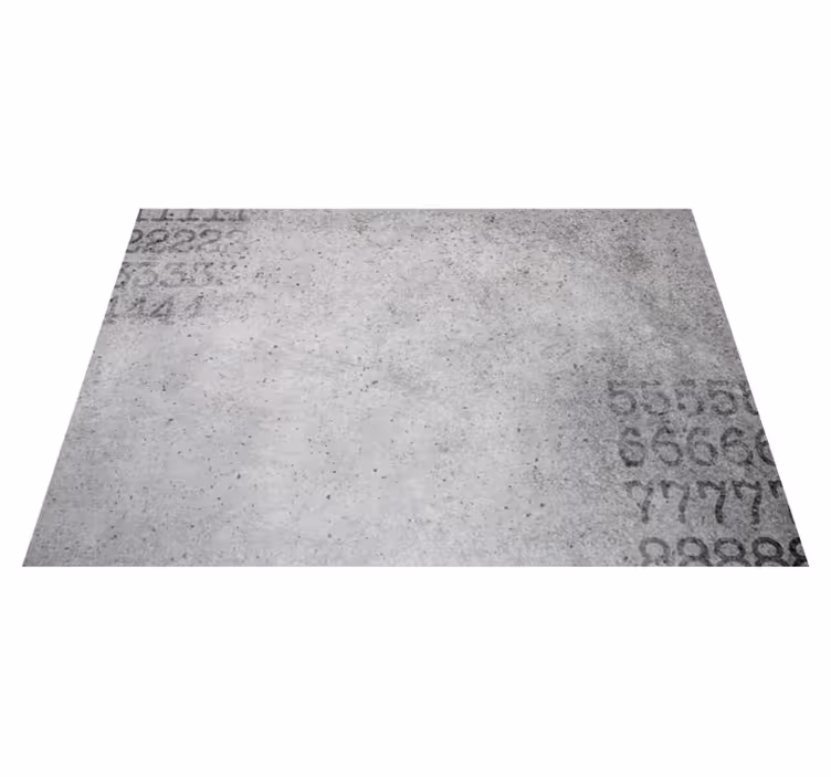 石の効果 ビニールマット 数字石の質感 - TENSTICKERS