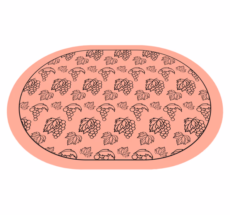 花と植物の壁画 植物のブドウ模様 - TENSTICKERS