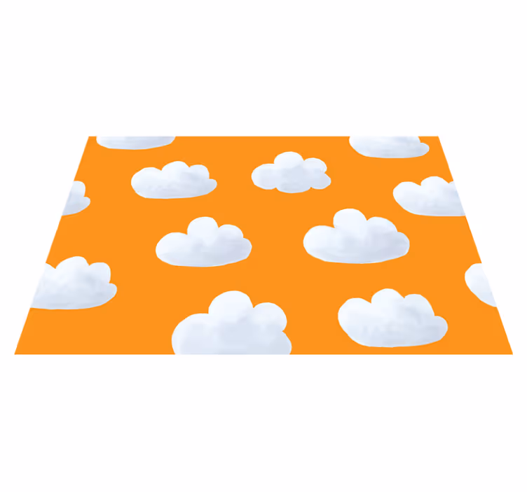 子供 ビニールマット 曇り空のフロアカバー - TENSTICKERS