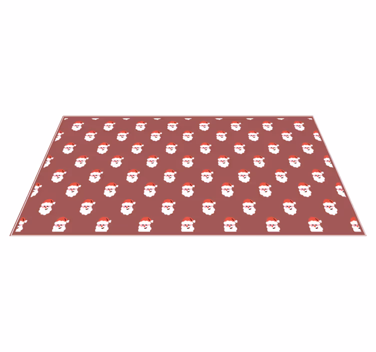 クリスマスの壁画 サンタの模様 - TENSTICKERS