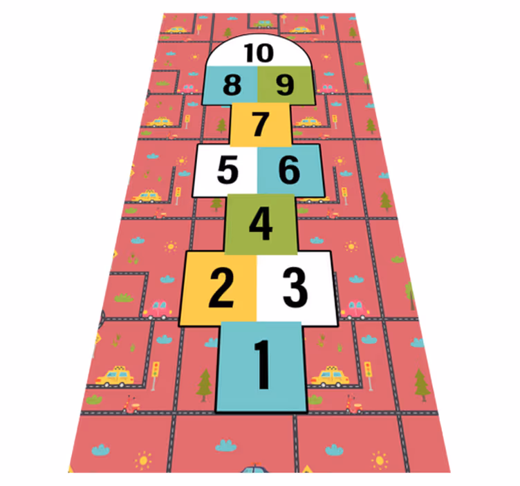 ゲーム ビニールマット 石けり遊び - TENSTICKERS