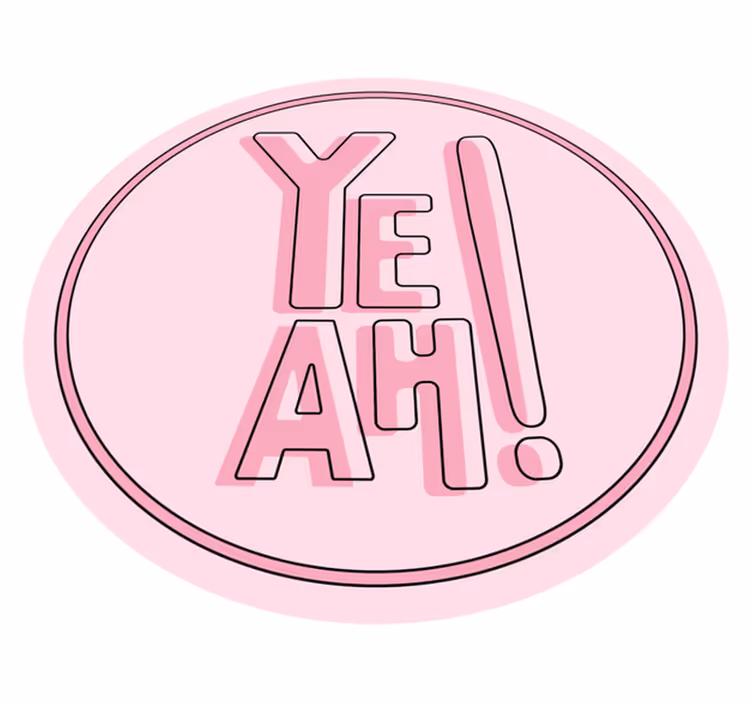 フレーズ ビニールマット 表現力豊かなテキストモチーフ - TENSTICKERS