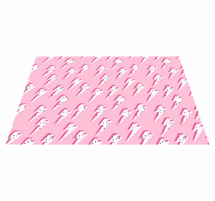 壁画 モアチルドレン ピンクの稲妻模様 - TENSTICKERS