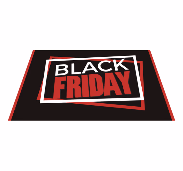 黒 ビニールマット ブラックフライデーのプロモーション：今年のブラックフライデーは、最大50％割引でお楽しみいただけます！ - TENSTICKERS