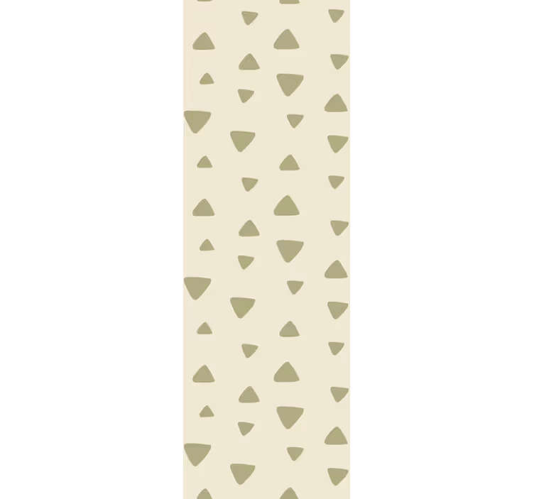 三角形 壁紙 シンプルなベージュパターン - TENSTICKERS