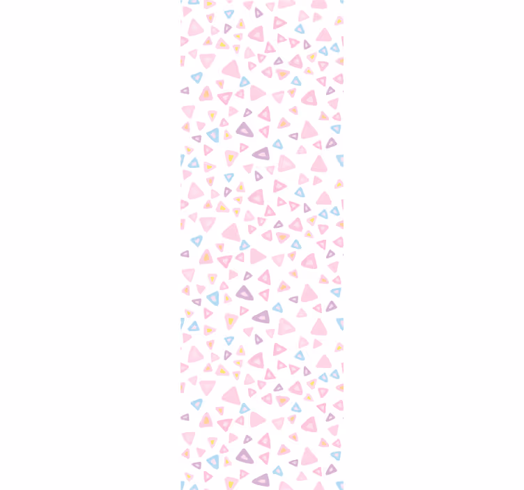 三角形 壁紙 パステル三角模様 - TENSTICKERS