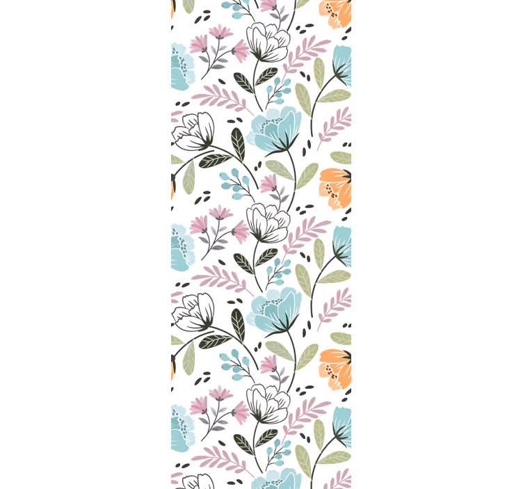 お風呂壁紙花の植物アレンジメント - TENSTICKERS