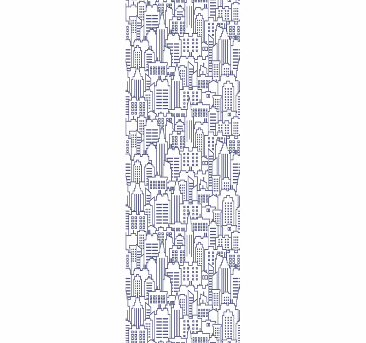 風景 壁紙 都市のスカイラインシルエット - TENSTICKERS