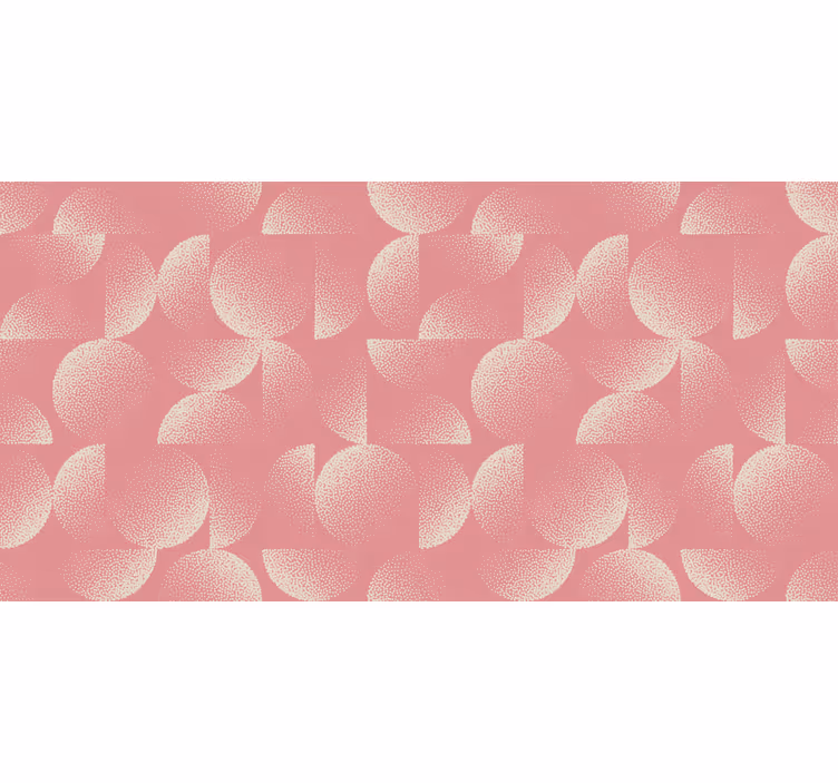 寝室 壁紙 パステルセミサークル - TENSTICKERS