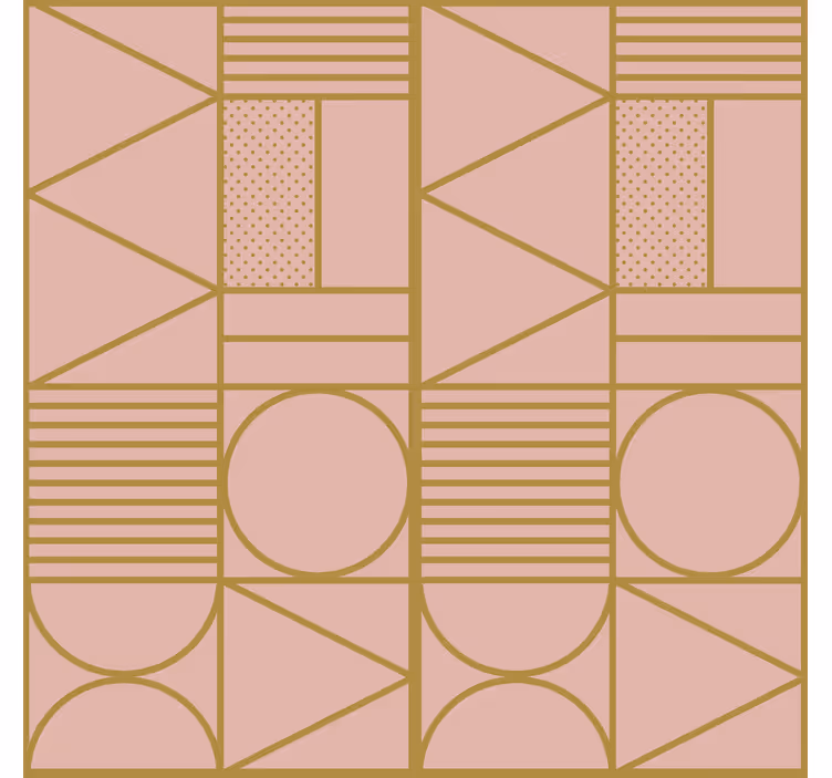 テクスチャとパターン 壁紙 ゴールドとピンクのブロック - TENSTICKERS
