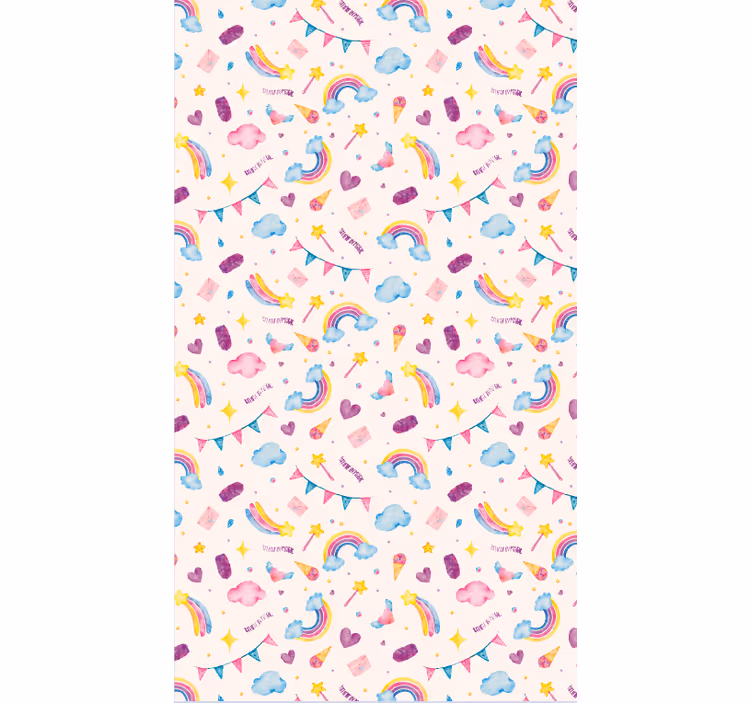 動物 壁紙 水彩のシームレスパターン - TENSTICKERS