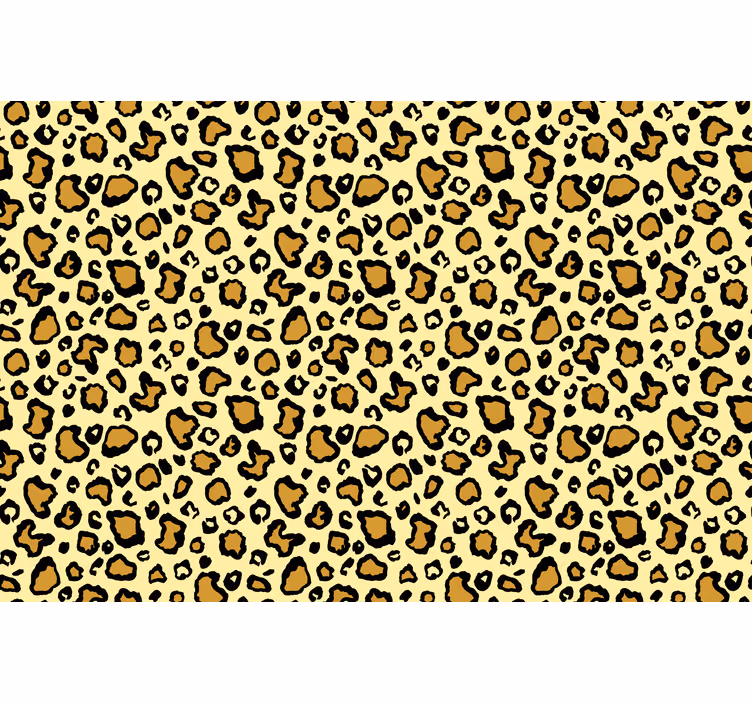 動物 壁紙 ヒョウ柄の黄色 - TENSTICKERS