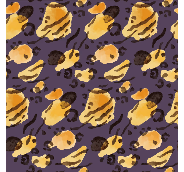 動物 壁紙 アクアレラタイガーの斑点 - TENSTICKERS