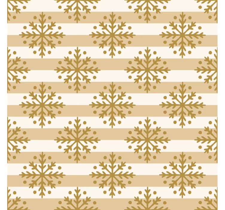 クリスマス 壁紙 雪の結晶ストライプ - TENSTICKERS