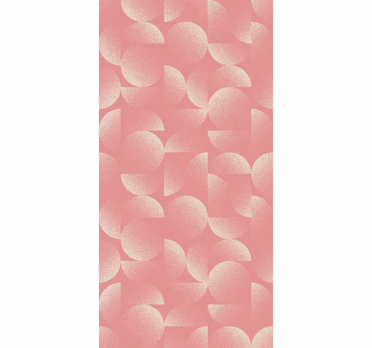 ダイニングルームの壁紙 パステルセミサークル - TENSTICKERS