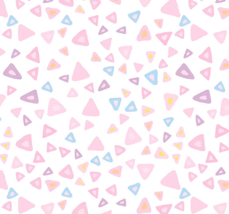 タイル 壁紙 かわいいスタイルのパステルパターン - TENSTICKERS
