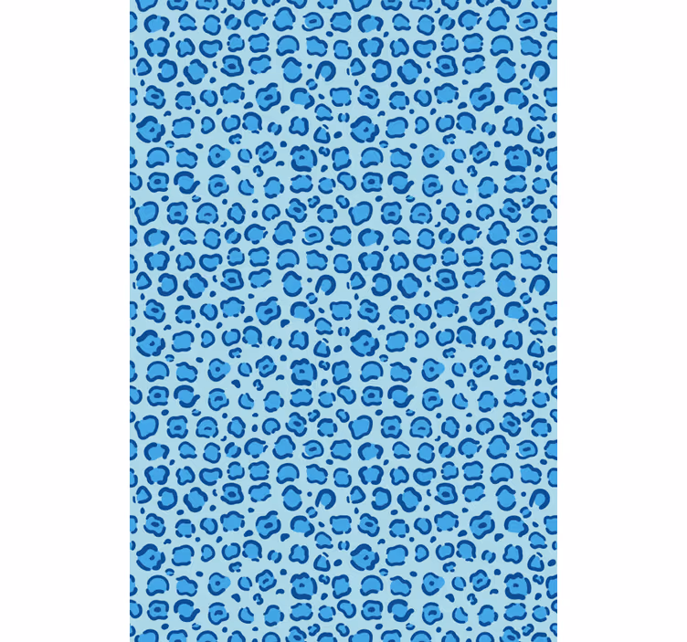 子供の寝室の壁紙青い水玉模様 - TENSTICKERS