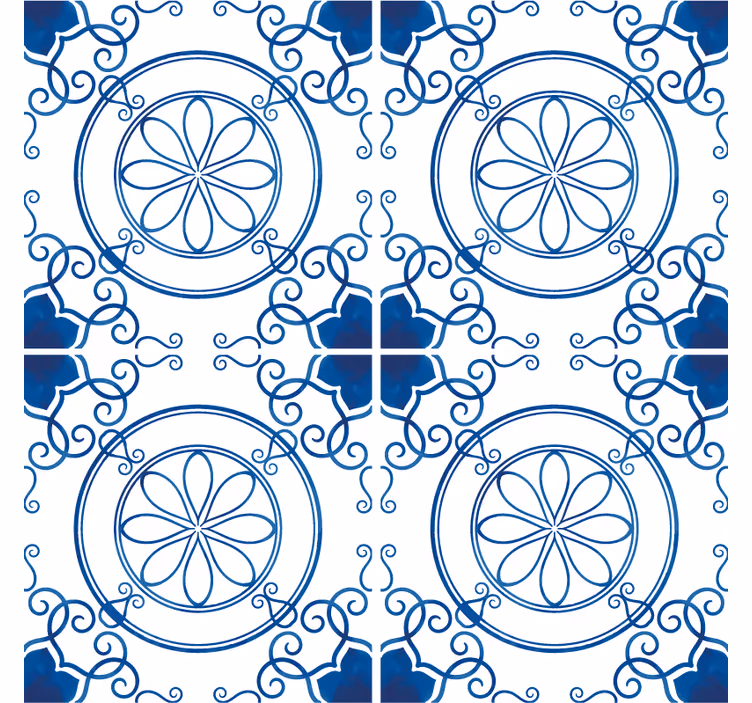 タイル 壁紙 ギリシャの思い出 - TENSTICKERS