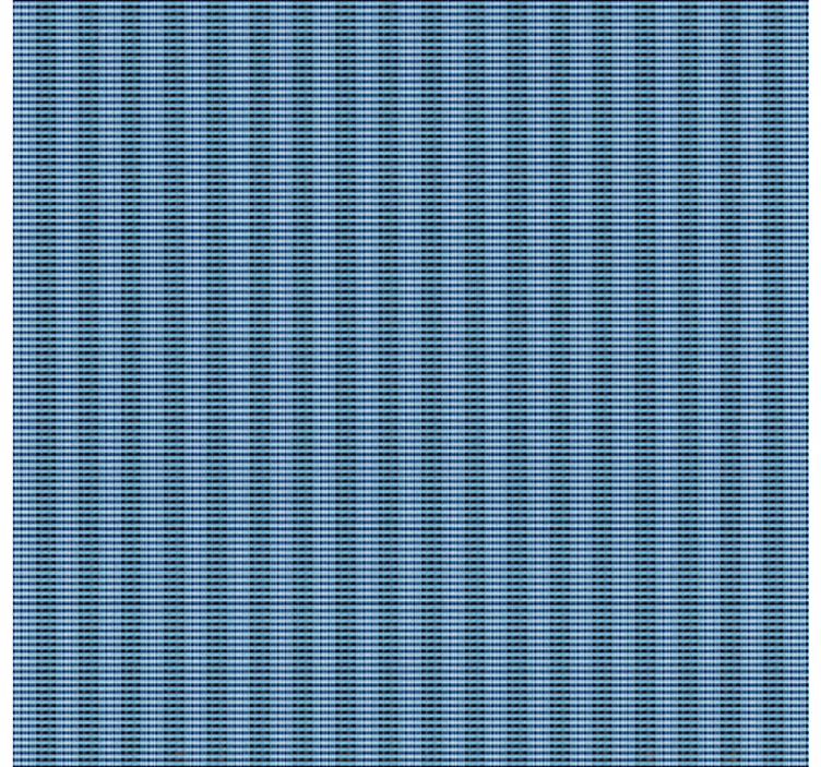 ダイニングルームの壁紙 青い織り柄チェック効果 - TENSTICKERS