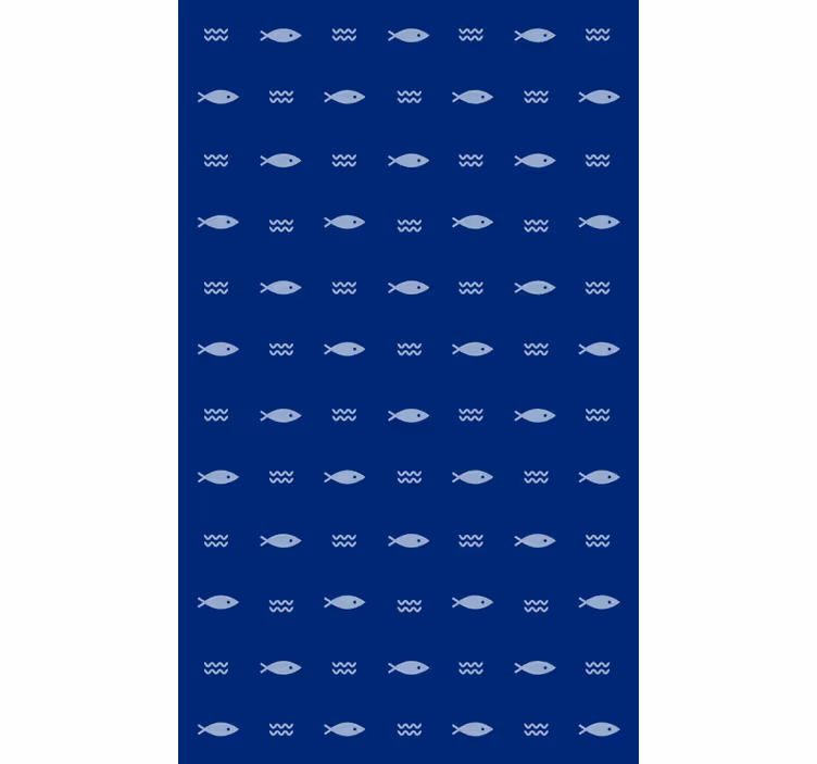 お風呂壁紙魚柄バスマット - TENSTICKERS