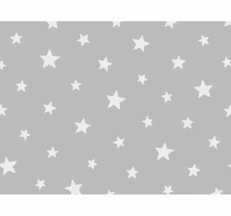 子供の寝室の壁紙グレースターパターン - TENSTICKERS