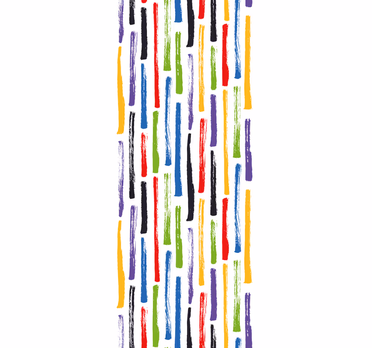 マスターベッドルームの壁紙カラフルパターン - TENSTICKERS
