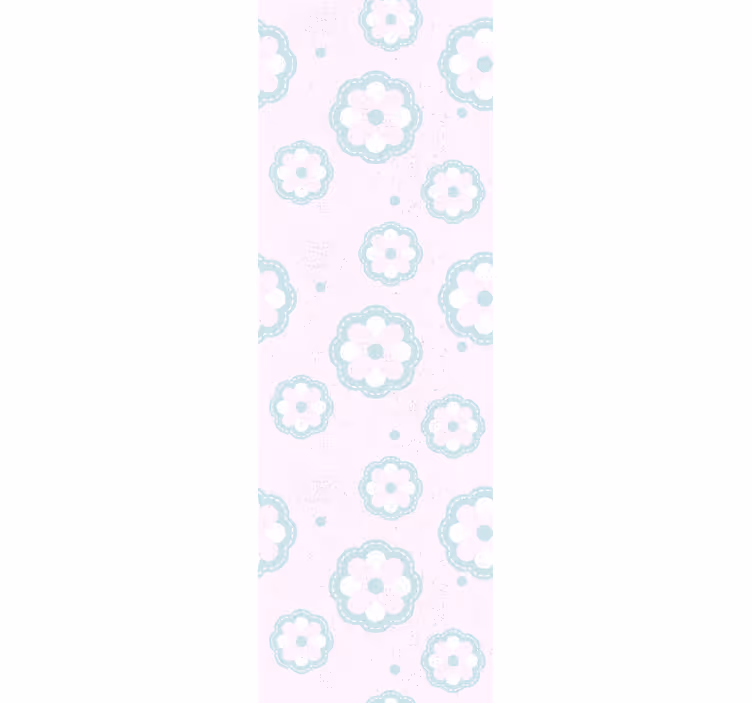 寝室 壁紙 ピンクパターン シャビーシック - TENSTICKERS