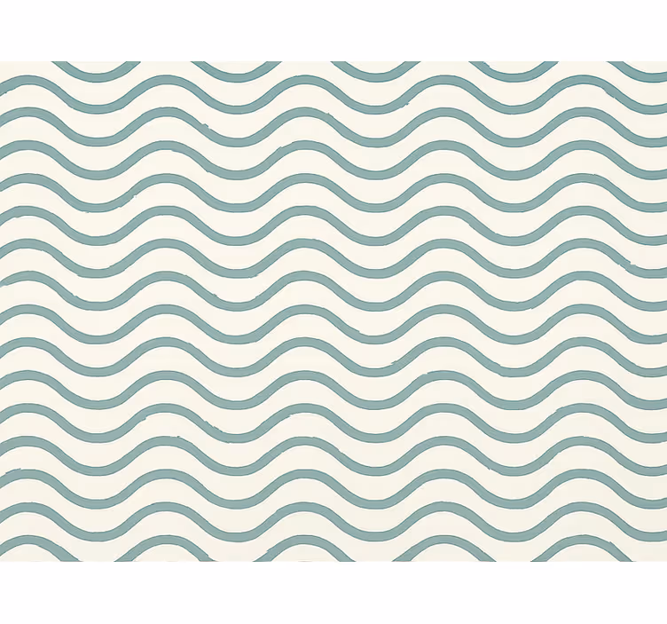 幾何学的な壁紙 muted teal pixel waves - TENSTICKERS
