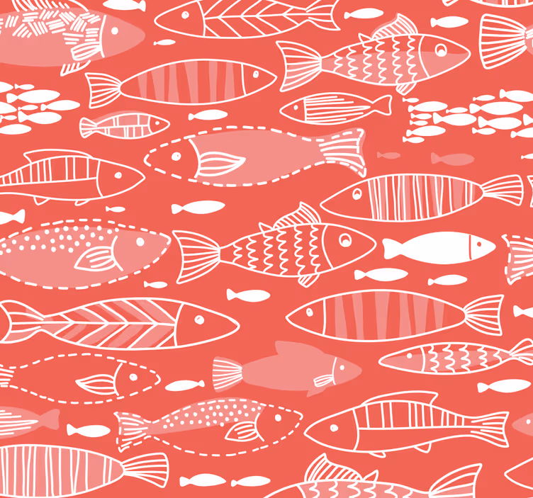 海の動物の壁紙の下で多くの魚 - TENSTICKERS