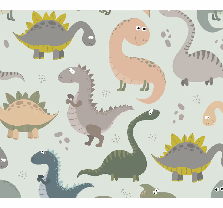 恐竜 壁紙 遊び心のある恐竜のイラスト - TENSTICKERS