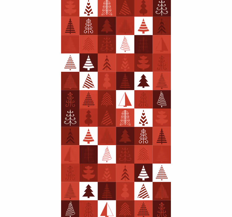 クリスマス 壁紙 お祝いのツリーの模様 - TENSTICKERS