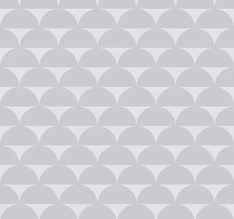 幾何学的壁紙 スカラップ模様 - TENSTICKERS