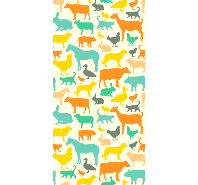 動物農場のキッチン壁紙 - TENSTICKERS