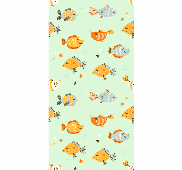 明るい背景の魚の動物の壁紙 - TENSTICKERS