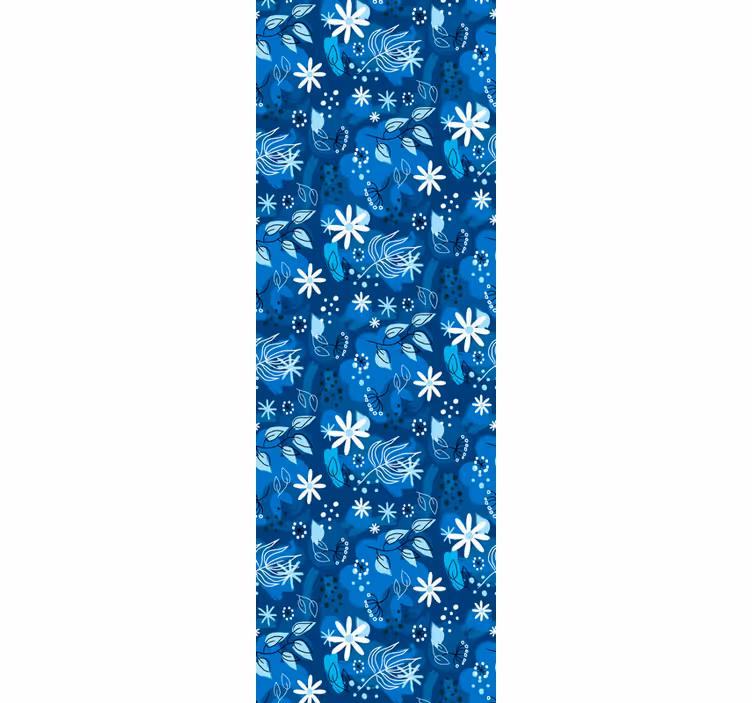 アート 壁紙 花と動物のモチーフ - TENSTICKERS