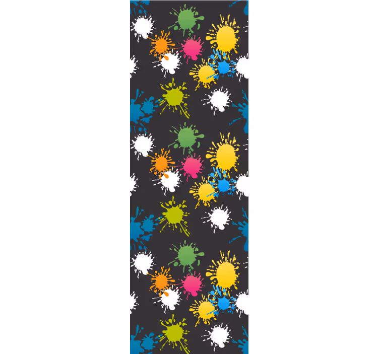 ティーンエイジャーの寝室の壁紙 スプラッターパターン - TENSTICKERS