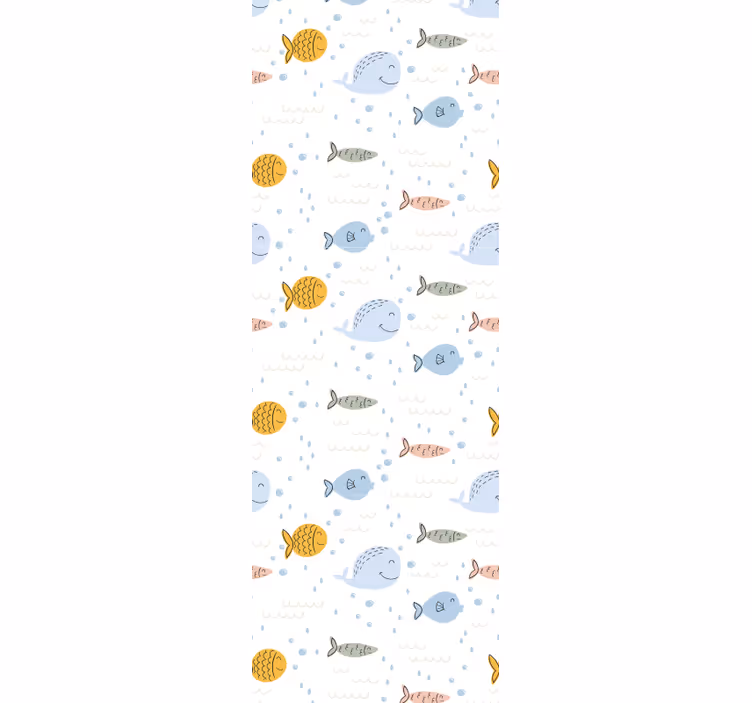 魚壁紙 水生モチーフ - TENSTICKERS