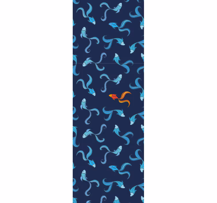 魚壁紙 水生動物のパターン - TENSTICKERS