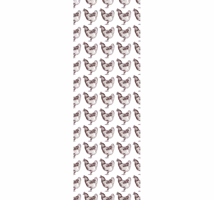 動物 壁紙 鶏の模様デザイン - TENSTICKERS