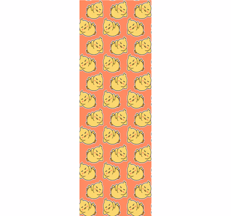 かわいいひよこシームレスパターン壁紙 - TENSTICKERS